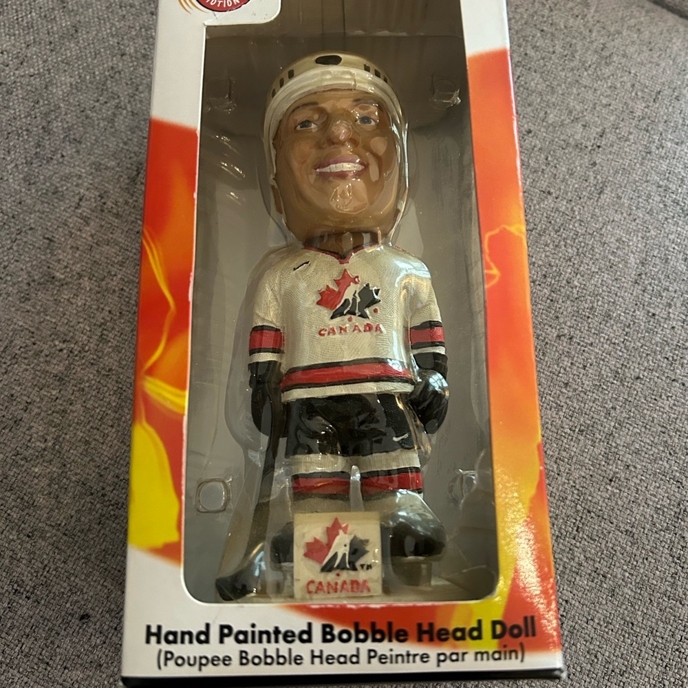 Canadian Hockey Lemieux Bobblehead Doll specifically for  2002 Winter Olympics